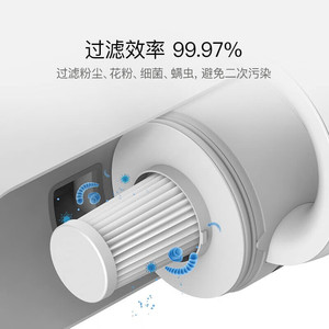 Cartuchos de filtro para eliminación de ácaros Mijia, paquete de dos, alta permeabilidad para uso doméstico - Product Image 3