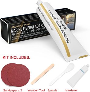 <span class=keywords><strong>Kit</strong></span> <span class=keywords><strong>de</strong></span> Reparación <span class=keywords><strong>de</strong></span> <span class=keywords><strong>Fibra</strong></span> <span class=keywords><strong>de</strong></span> <span class=keywords><strong>Vidrio</strong></span> <span class=keywords><strong>para</strong></span> Embarcaciones Ankita Marine - Gel Coat Reparador, Relleno Epóxico <span class=keywords><strong>para</strong></span> <span class=keywords><strong>Reparar</strong></span> Agujeros, Desportilladuras y Grietas Profundas - Product Image 2