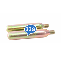 Cartouche de CO2 en acier jetable, kit de remise en état automatique de gilet de sauvetage gonflable, 24g-55g, mini-bouteille de gaz basse pression, filetage 1/2 UNF