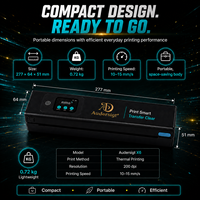Mesin Tato Transfer Termal Nirkabel Kissure AIMO X6 Layar LCD Kontrol Aplikasi Bluetooth untuk Studio Tato