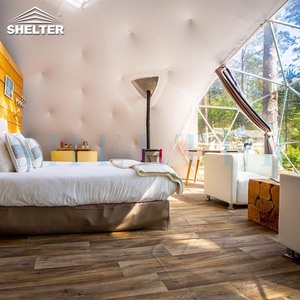Dôme <span class=keywords><strong>de</strong></span> glamping <span class=keywords><strong>de</strong></span> 7 m <span class=keywords><strong>de</strong></span> diamètre pour hôtel-resort, fabrication directe en <span class=keywords><strong>France</strong></span> - Product Image 3