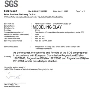 FOSKA 100% tepung berbasis tidak beracun dan aman, aneka warna tidak kering pemodelan tanah liat untuk pendidikan dan menyenangkan - Product Image 5