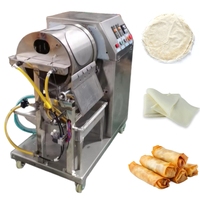 Machine automatique de fabrication de crêpes, de lumpias, de rouleaux de printemps et de feuilles de pâte à samosas en acier inoxydable, modèle Shanghai
