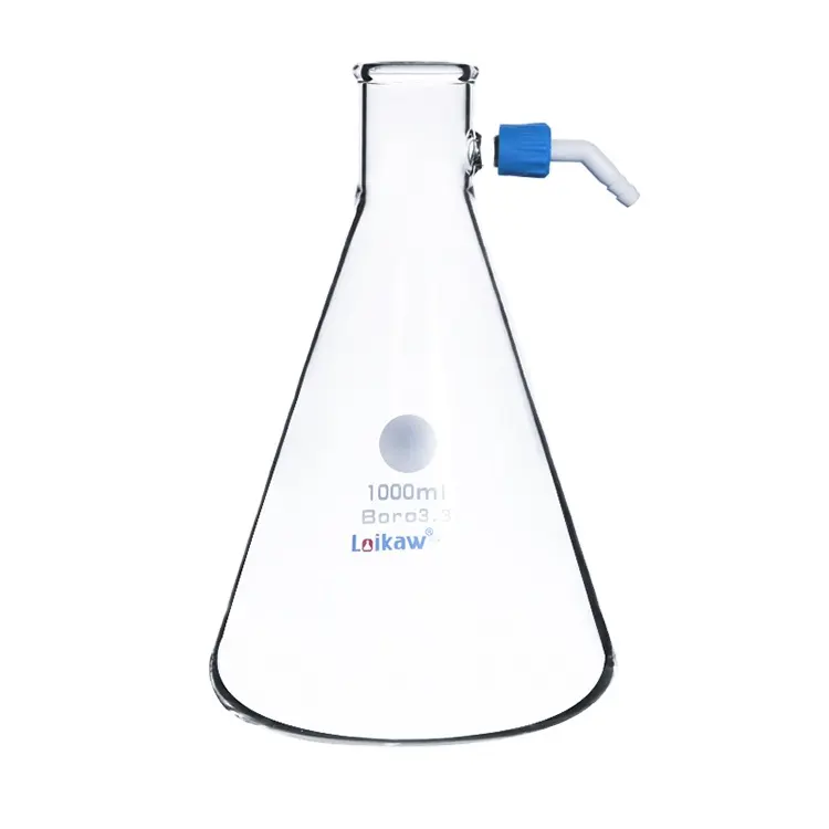 Loikaw laboratorio 250ml 500ml vetro vaccino filtro di aspirazione fiaschetta ispessito vetro borosilicato alto Buchner beuta