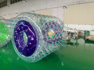 Rouleau et boules gonflables durables de l'eau de PVC pour le <span class=keywords><strong>jeu</strong></span> gonflable flottant de jouets de l'eau de <span class=keywords><strong>trampoline</strong></span> d'enfants/adultes - Product Image 5