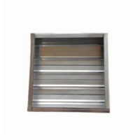 Persienne de diffuseur ventilée en alliage d'aluminium, amortisseur de flux d'air réglable pour grilles de système HVAC