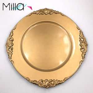 Assiette de présentation rose blush, sous-assiette, décoration de table, service de table pour mariage, fête, dîner - Product Image 4