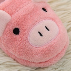 Nuove Pantofole in Peluche per Bambini 1-6 Anni, Calde Pantofole Invernali a Forma di Maialino con Tallone - Product Image 5