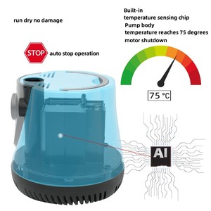 공기 냉각기 원예 조경 부속품을위한 핫 세일 105w 5000LPH AC 전기 물 순환 펌프 필터 물 펌프 - Product Image 3