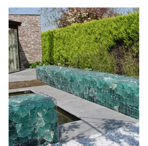 Bloques/Rocas/Arena de Vidrio Reciclado Azul Océano a Precio de Fábrica, Varios Tamaños, Estilo Hada para Decoración de Arte y Paisajismo de Jardín - Product Image 6