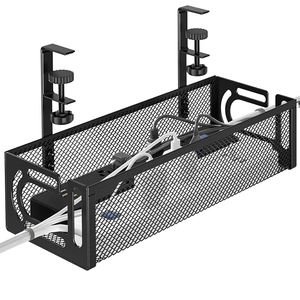 Organisateur de stockage de plateau de tiroir de bureau organisateur de câble de bureau en métal avec la charge sans fil pour <span class=keywords><strong>Tesk</strong></span> - Product Image 4
