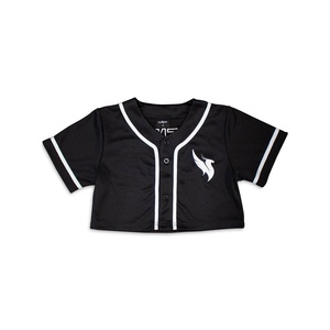 Maillot de <span class=keywords><strong>baseball</strong></span> court personnalisé pour femme, noir, avec logo Phoenix, impression par sublimation, maillot de <span class=keywords><strong>baseball</strong></span> tendance pour femme 2026 - Product Image 2