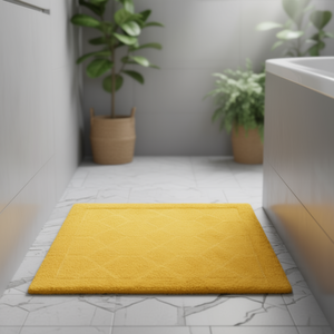 Yellow HEXAGON Bath <b>Mat</b> (90x60cm) 18406 - Product Image 3