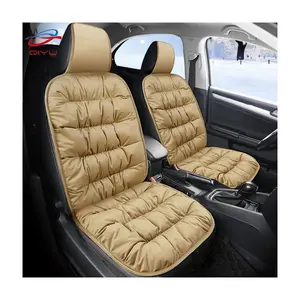 QIYU Factory Universal Front Car Seat Cover For Tiguan Camry A3 A4 Durable Winter Thickened Down Warm Waterproof Protection
