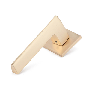 Manija de Puerta de Aleación de Aluminio de Estilo Europeo Moderno, Directo de Fábrica, con Acabado Antiguo de Lujo, Palanca Interna para Puerta Interior de Madera - Product Image 1