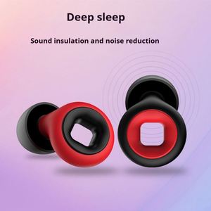 Tapones de Silicona Flexibles para los Oídos, Cancelación de Ruido, Protección Auditiva, Tapones Reutilizables para Dormir, Estudiar, Nadar, Trabajar y Viajar - Product Image 2