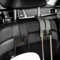 Crochets de fixation pour appuie-tête de voiture OLIVER – Organisateur de sacs et de rangements pour dossier de siège – Fixation automobile non finie, sans matériau