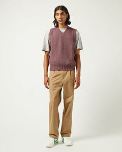 Vente <span class=keywords><strong>en</strong></span> gros de pull <span class=keywords><strong>en</strong></span> tricot épais pour hommes, <span class=keywords><strong>gilet</strong></span> à col <span class=keywords><strong>en</strong></span> V, pull <span class=keywords><strong>en</strong></span> coton épais au point de mousse, pull sans manches - Product Image 4