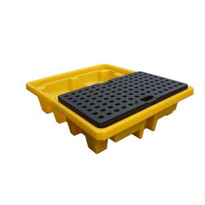 <span class=keywords><strong>4</strong></span> tambor <span class=keywords><strong>de</strong></span> plástico amarillo <span class=keywords><strong>de</strong></span> contención <span class=keywords><strong>de</strong></span> plataforma adecuado para almacenamiento <span class=keywords><strong>de</strong></span> productos químicos - Product Image 2