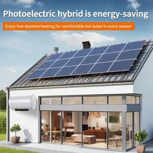 <span class=keywords><strong>Chauffe</strong></span>-<span class=keywords><strong>eau</strong></span> <span class=keywords><strong>solaire</strong></span> électrique directement de l'usine, économie d'énergie, panneaux solaires sans soudure, contrôle manuel de la température, usage domestique - Product Image 2