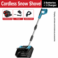 Pelle à neige compacte 650W à batterie lithium pour un déneigement facile des parkings et un service efficace des allées résidentielles
