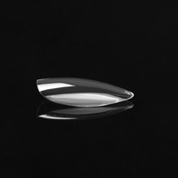 14 Tailles – Capsules d'ongles en gel souple sans HEMA, couvrance totale, forme amande, transparentes, à presser, avec logo personnalisé pour salons professionnels