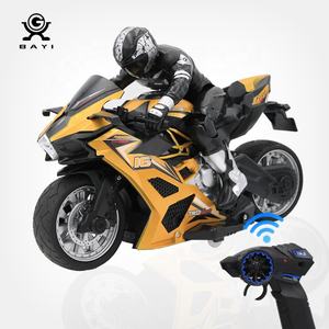 Motocicleta de carreras de derrape para niños, juguete de moto acrobática a Control remoto de 2,4G - Product Image 1