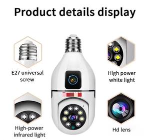 Cámara de Seguridad IP WiFi <span class=keywords><strong>V360pro</strong></span> de 360 Grados, Color, Seguimiento Automático, Interior, 1080P, Resistente a la Intemperie, Doble Lente, E27, Robot - Product Image 4