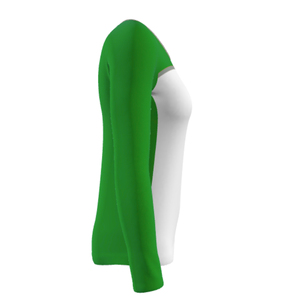 レディースオールオーバープリントバレーボールジャージ昇華長袖バレーボールウェア - Product Image 4
