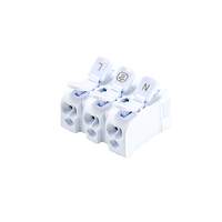 Connecteur de câblage à 3 pôles ING 863, 2,5 mm², bornier à ressort sans vis, homologué KEMA ENEC CE