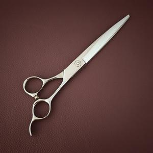 กรรไกรตัดขนสัตว์เลี้ยง Ke 8 ขนาด 8 นิ้ว ผลิตจากเหล็กกล้าไร้สนิม 440C เครื่องมือตัดขนระดับมืออาชีพสำหรับสุนัข แมว และสัตว์ขนาดเล็ก - Product Image 1