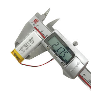 แบตเตอรี่ลิเธียมไอออน 702248 700mAh 3.7V ขายส่ง แบตเตอรี่โพลิเมอร์แบบกำหนดเอง คุณภาพสูง แบตเตอรี่โพลิเมอร์แบบชาร์จได้ - Product Image 3