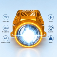 Mini Proyector LED Automotriz de 3 Pulgadas con Revestimiento de Película Azul de 72W, 2600 Lúmenes, 6000K de Temperatura de Color, Distribución Global, Mejor Valor