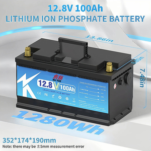 Paquete de Baterías de Estado Sólido de Ciclo Profundo BC de 12V con BMS y Cargador de 7A, 6000 Ciclos, 12kg, -25~45°C, para Motor de Barco QCGJ, Ciclo Profundo de 12V 120A - Product Image 5