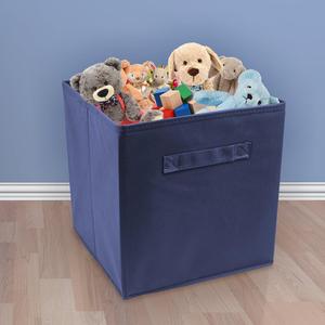 Venta al por mayor de cajas organizadoras cuadradas de <span class=keywords><strong>tela</strong></span> plegables con asa de la fábrica de Guangzhou para almacenamiento y uso <span class=keywords><strong>en</strong></span> contenedores - Product Image 5