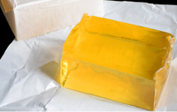 Bloc d'adhésif thermofusible jaune JCXC Chine, adhérence fiable pour étiquettes de bouteilles PET, colle d'étiquetage pour emballage, stock brut, MOQ 500kg