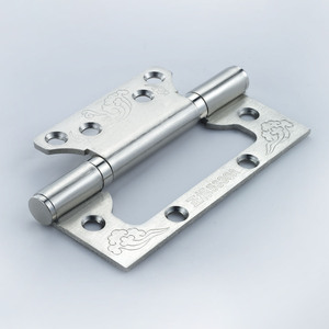 Charnière encastrée moderne de 4 et 5 pouces pour portes en bois, en acier inoxydable, avec système hydraulique, angle d'ouverture de 180 degrés - Product Image 4