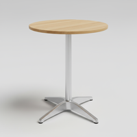 Pieds de table croisés à quatre branches en alliage d'aluminium modernes pour restaurant, café, salle à manger, extérieur, avec installation facile