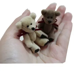 quảng cáo kích thước nhỏ gấu bông keychain dễ thương đồ chơi sang trọng nhồi mềm nhỏ gấu sang trọng bán buôn