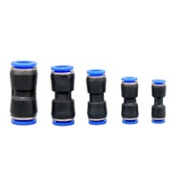 Raccord de tube en PU, raccords pneumatiques PU4 PU6 PU8 PU10, connecteur rapide droit, coupleur de tuyau d'air