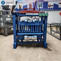 Machine automatique de fabrication de briques creuses à 3 trous, machine à blocs de ciment emboîtables en béton