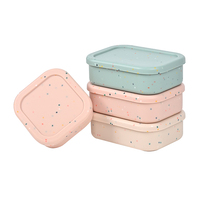 Boîtes à lunch en carton personnalisées, étanches, avec joint en silicone, boîtes à confettis, boîtes à repas pré-cuits, contenants alimentaires, boîtes de rangement pour collations pour enfants