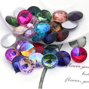 Accesorios para el Cabello con Cristales 3D en Forma de Diamante, Cristal de Rhinestone para Ropa, Pedido Mínimo de 100 Piezas, Punta Puntiaguda para Decoración de Cabeza - Product Image 2