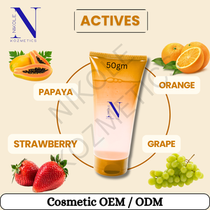 Exfoliante Facial Multivitamínico de Frutas, Limpiador Facial Suave con Extractos Naturales para Uso Diario, Piel Suave y Radiante - Product Image 2