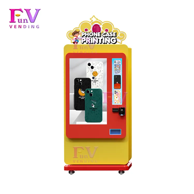 JoyPrinty phone case vending machine, automatic A3 uv printer phone case printing machine