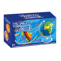 Globe terrestre interactif en plastique TENGXIN, modèle de géologie, 22 cm, jouet éducatif pour l'enseignement de la géographie en classe, jouets éducatifs STEM