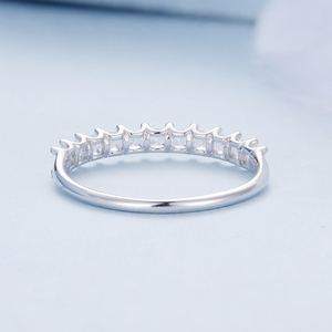 Factory <span class=keywords><strong>Bamoer</strong></span> 925 anillo de dedo de circón brillante de plata esterlina para mujer aniversario regalo del Día de San Valentín joyería fina BSR408 - Product Image 4
