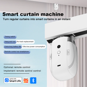 Ouvre-rideau intelligent sans fil WiFi <span class=keywords><strong>Tuya</strong></span> à commande vocale, idéal pour le bureau, en ABS, automatisation de la maison intelligente, moderne, vente chaude - Product Image 1