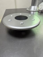 Base de fixation de pied de table ronde Fudu moderne en ABS pour camping-car, anti-vibration, résistante à la rouille et à la corrosion, garantie 1 an