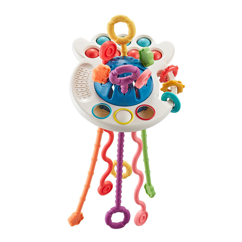 Многофункциональная развивающая игрушка-Осьминог из силикона